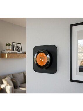 Premium Wall Plate Cover Compatible with Nest Thermostat 2026 / 2020 | Sleek Squ